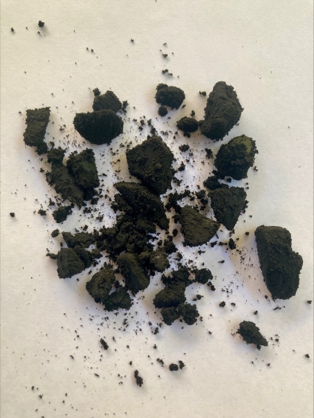 Degraded impact protector fragments