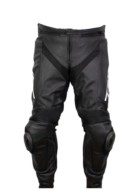 バイクウェア・装備 Dainese Delta 3 Motorcycle Leather Pants DELTA 4 - MEN LEATHER MOTORCYCLE PANTS | BLACK/WHITE | Dainese