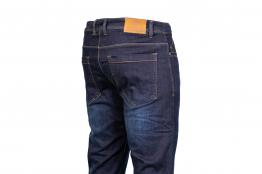 Resurgence Indigo Sport denim pants close up