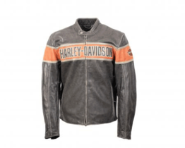 Harley Davidson Victory Lane leather jacket front