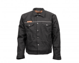 Resurgence Selvedge Bay Boy textile jacket front