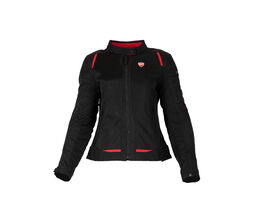 Ducati Flow C4+ Women textile jacket front