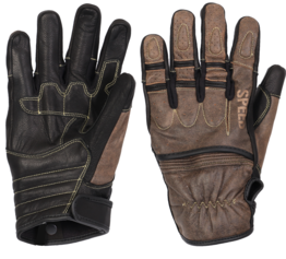 Speed and Strength Rust and Redemption leather gloves