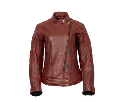 X-treme Red Wine leather jacket front