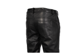Bikers Gear Hobart leather pants side close up