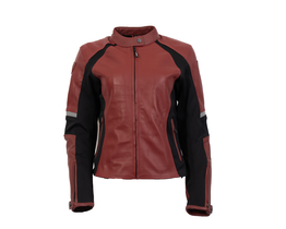 MotoGirl Fiona leather jacket front
